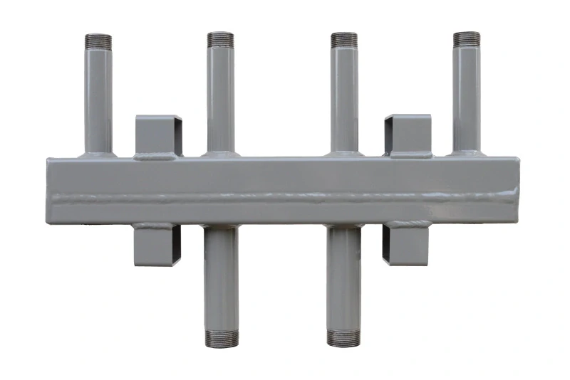 Sdružený rozdělovač sběrač SR 80/2Z připojení 5/4"- dva okruhy 1" s držákem