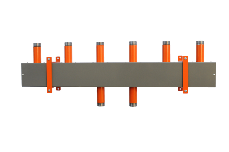 Sdružený rozdělovač sběrač SR 100/3ZI připojení 6/4"- 3 okruhy 6/4" s izolací