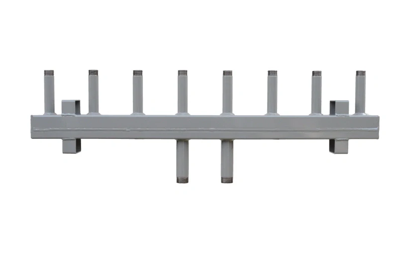 Sdružený rozdělovač sběrač SR 80/4Z připojení 5/4"- 4 okruhy 1" s držákem 
