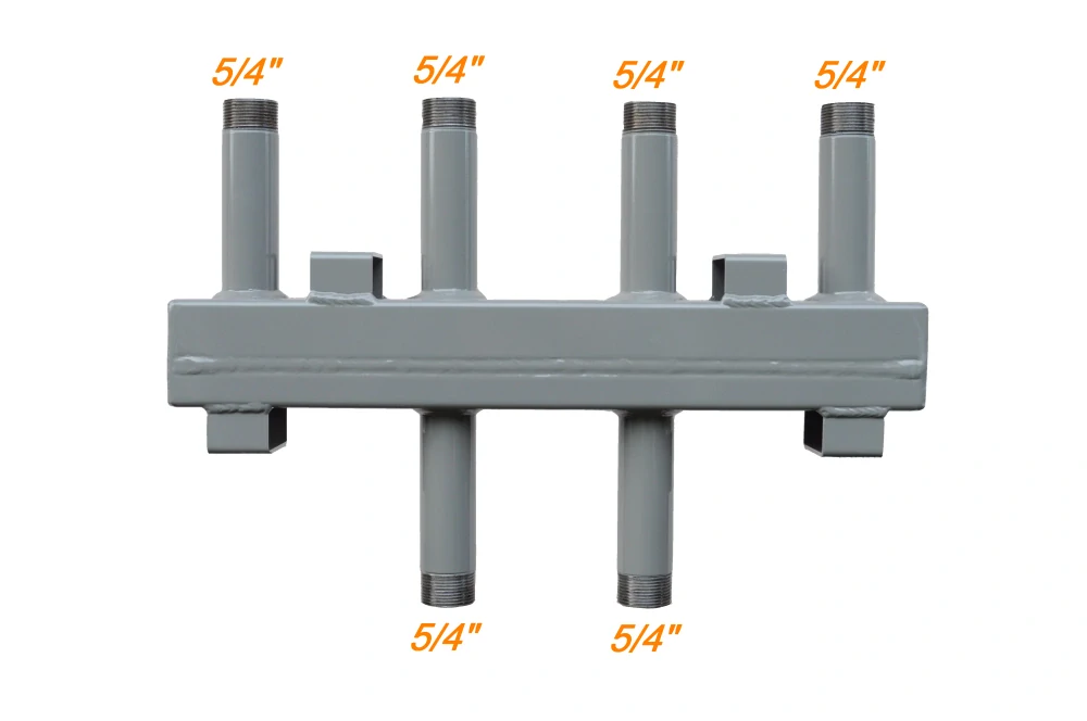Sdružený rozdělovač sběrač SR 80/2Z připojení 5/4"- dva okruhy 5/4"