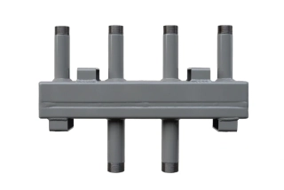 Sdružený rozdělovač sběrač SR 100/2Z připojení 6/4"- 2 okruhy 5/4"