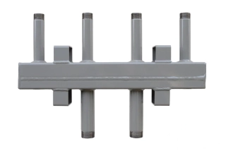 Sdružený rozdělovač sběrač SR 80/2Z připojení 5/4"- dva okruhy 1" s držákem                    